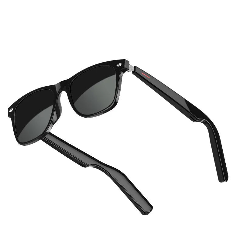 E10 Black Smart for Bluetooth Glasses Fashionable Sunglasses with Audio Technology-Make Calls & Listen to Music Wearable Headset