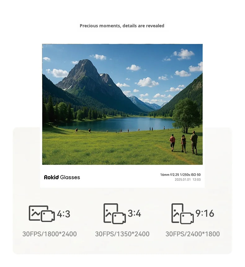 2025 Rokid Glasses Smart Wearable Headset Visual AI Photo Navigation Real-time Face-to-Face Translation Large Model