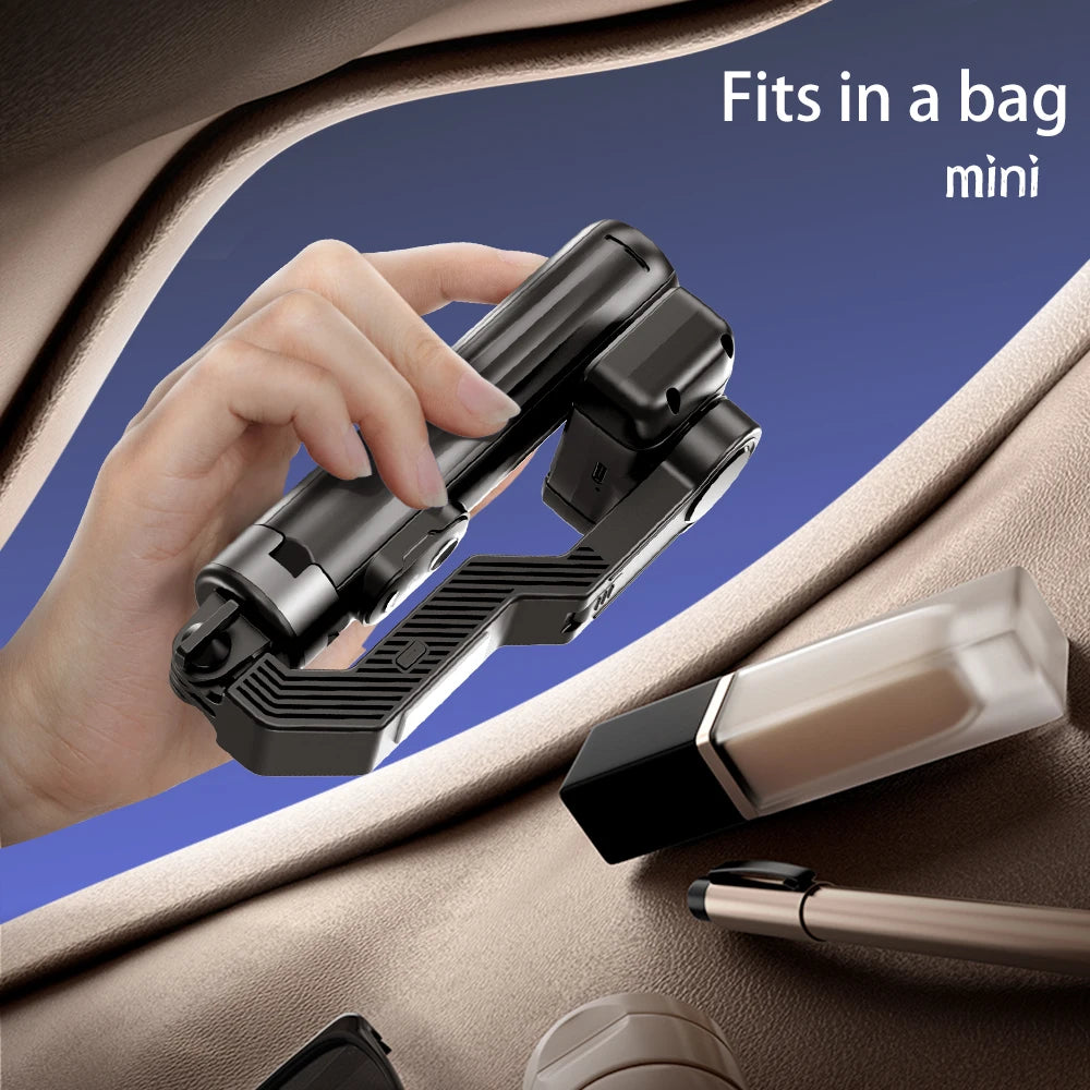 Q31 Gimbal Stabilizer Single-Axis Handheld Selfie Stick Tripod with Auto Face Tracking & Fill Light for Mobile Phone