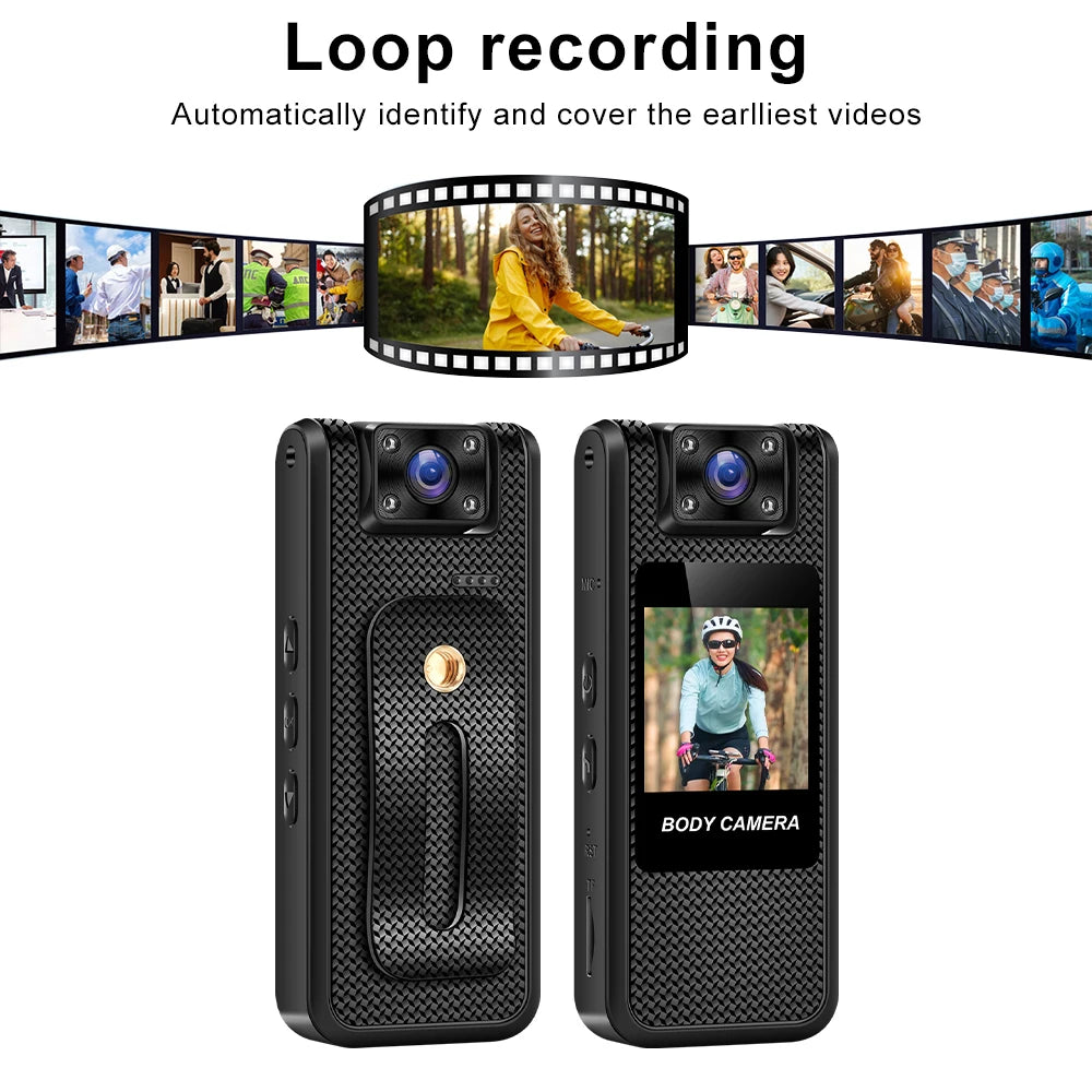 Portable 4K Mini Camera Digital Video Recorder With WiFi Worn Police Small Body Cam Infrared Night Vision Sports DV Camcorders