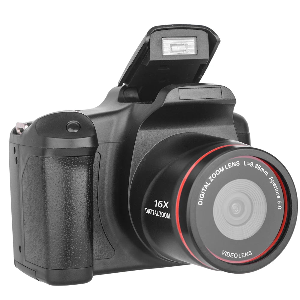 1080P 16MP Versatile Digital Camera 16X Zoom Camcorder with 2.4 Inch LCD Screen Video Recorder for Photography and Video