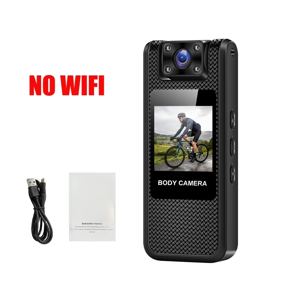 Portable 4K Mini Camera Digital Video Recorder With WiFi Worn Police Small Body Cam Infrared Night Vision Sports DV Camcorders