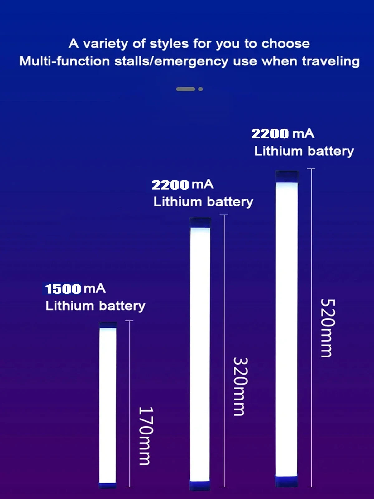 LED Fill Light Recharge Lamp Blue Green Lamp Daily Portable Decor Atmosphere Lighting