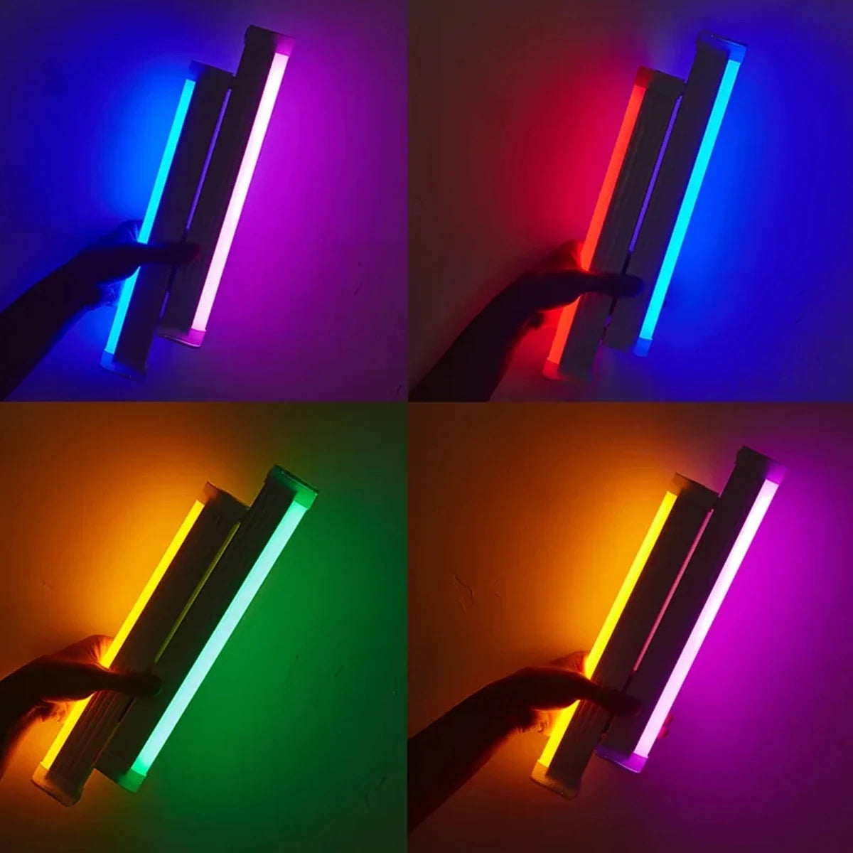 LED Fill Light Recharge Lamp Blue Green Lamp Daily Portable Decor Atmosphere Lighting