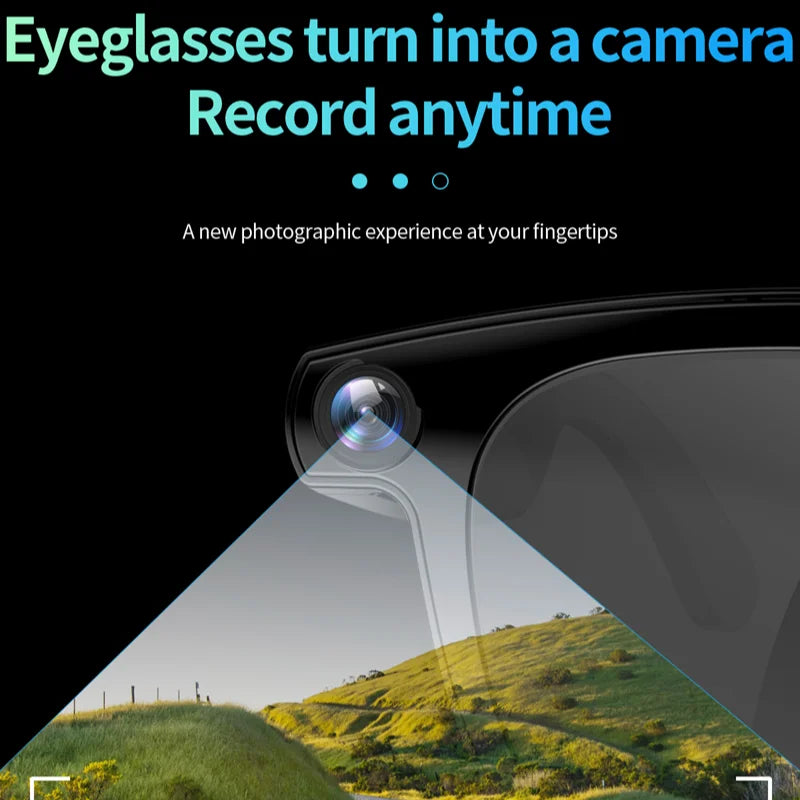 Xiaomi Mijia AI Intelligent Glasses With 800W HD Camera Chat Bluetooth Call Voice Assistant Music Player Smart Translation