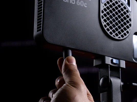 amaran Pano 60c 2-Light Kit Panel Lights 60W RGBWW LED Video Studio Light w/Light Stand for Video Recording Game Streaming