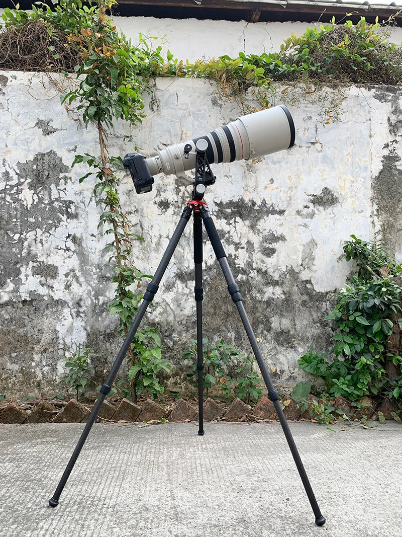 Professional Heavy Duty Gimbal Head 360 Degree Panoramic Gimbal Head Mount for Tripod DSLR Camera Telephoto Lens Tripod Head