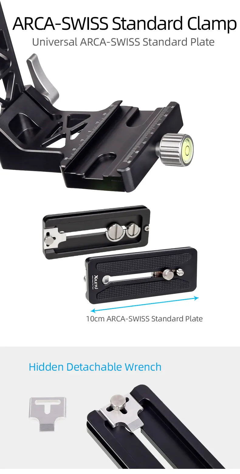 Professional Heavy Duty Gimbal Head 360 Degree Panoramic Gimbal Head Mount for Tripod DSLR Camera Telephoto Lens Tripod Head