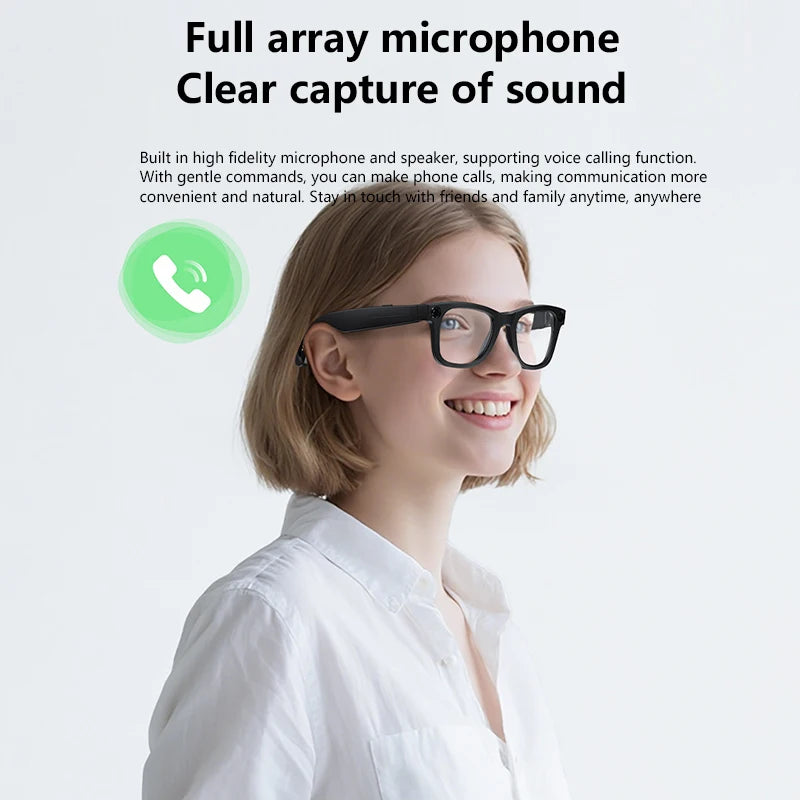 VIVO G300 Smart AI Glasses 1200W pixel AI Shooting Camera HD Photo Video Voice Call Translation Waterproof Bluetooth ChatGPT NEW