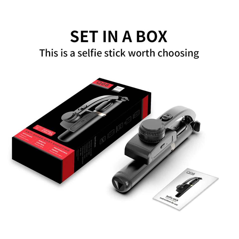 Handheld Gimbal Stabilisateur Estabilizador Selfie Stick Smartphone Action Kameralar Bluetooth Tripod For Live Broadcast TikTok