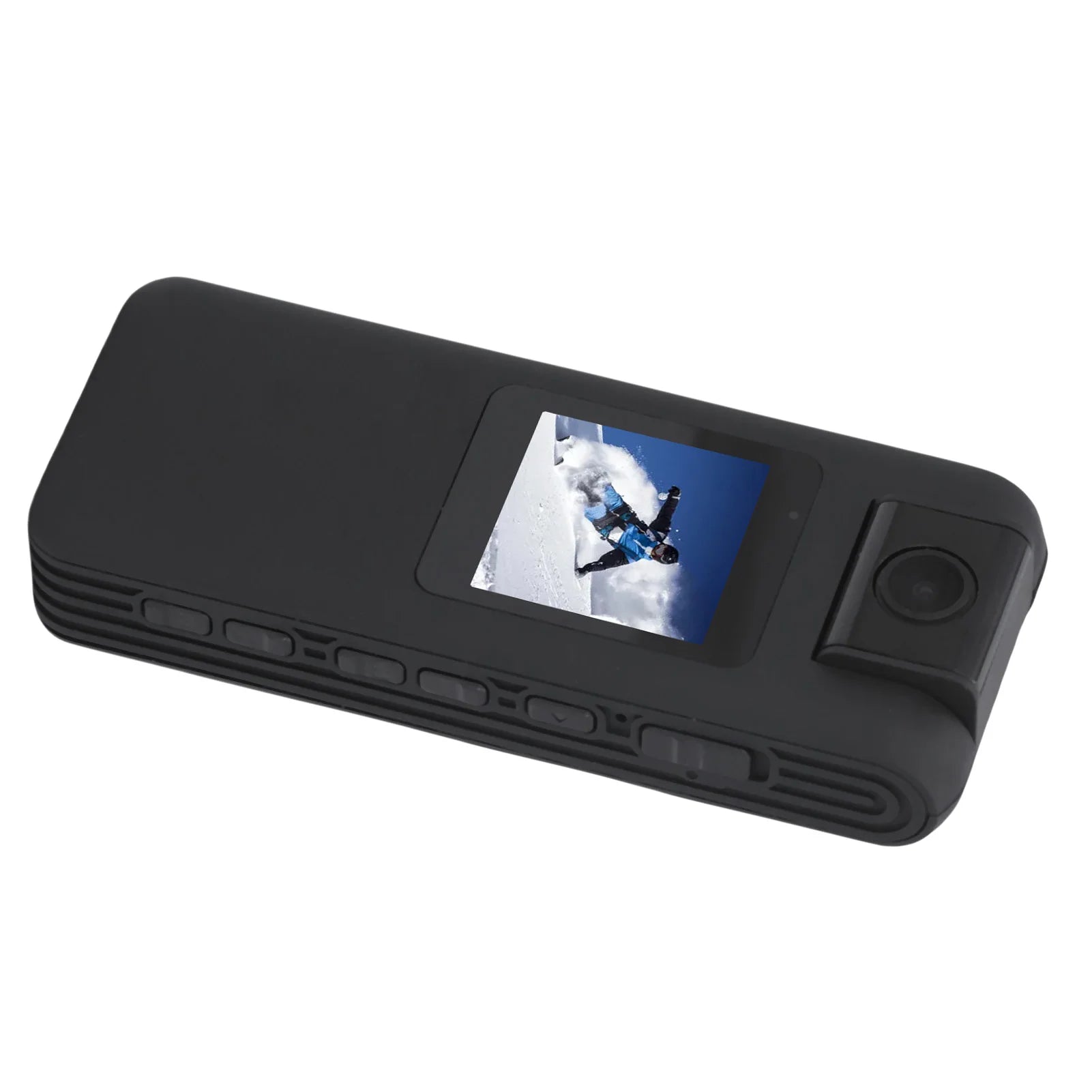 Body Video Recorder Body Worn Camera FHD 1080P 1.3 Inch LCD Screen 180 Degree Rotatable Lens Cycle Recording Wearable Camcorder