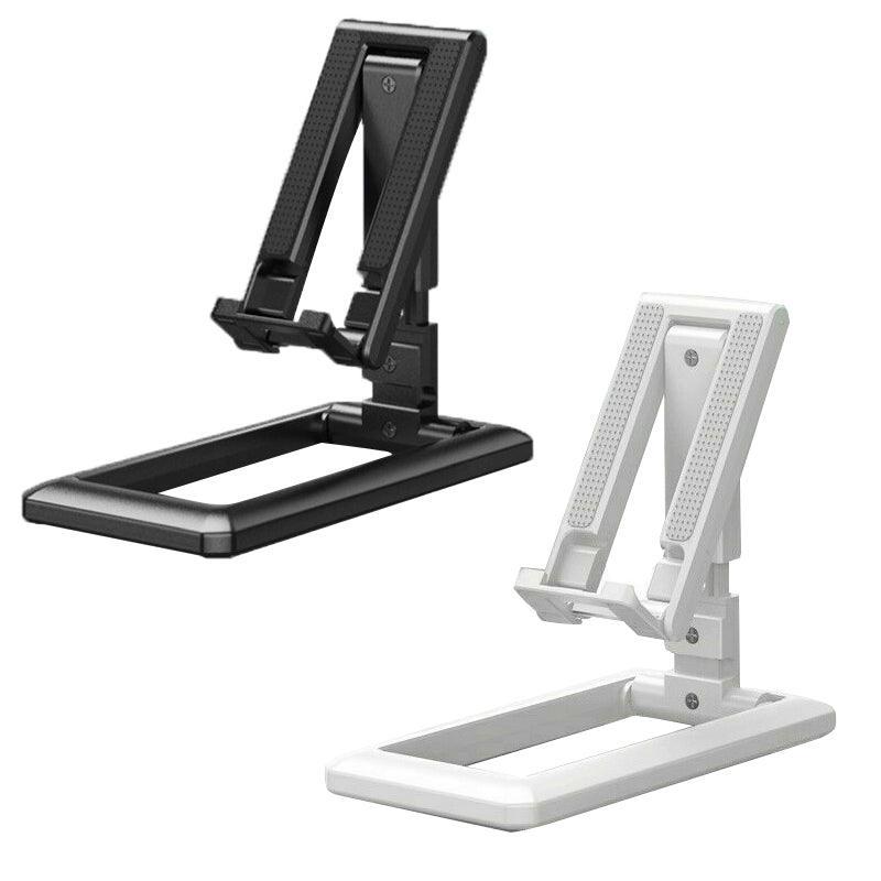 Foldable Adjustable Desk Stand Holder for Mobile Phone and Tablet Up to 10 Inch