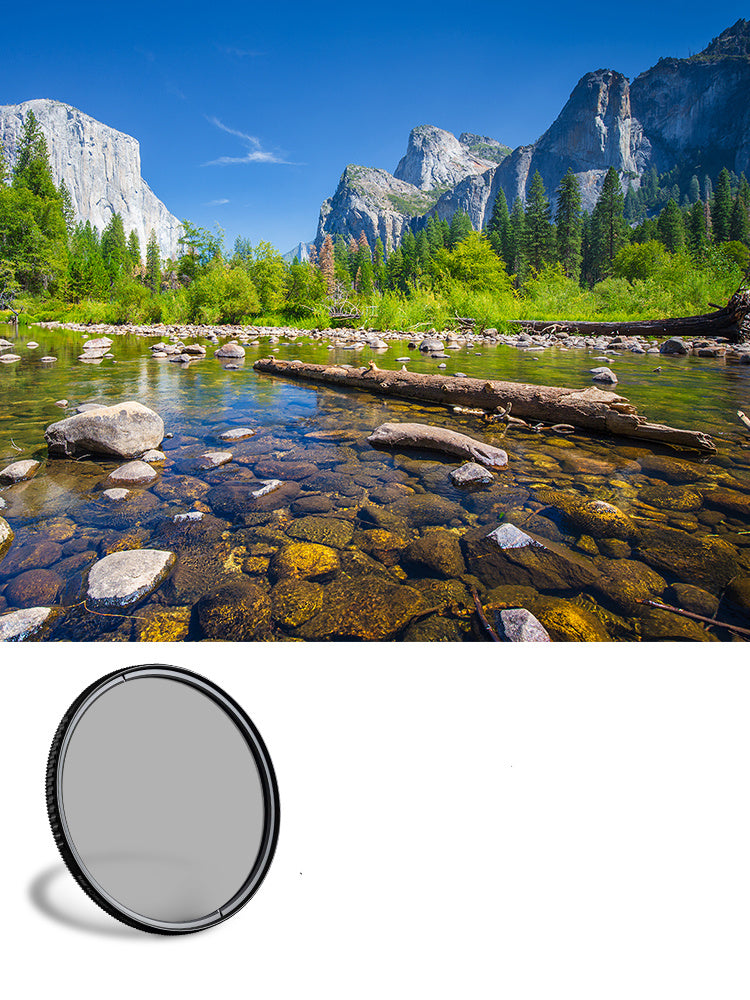 SLR Camera Polarizer Landscape Photography