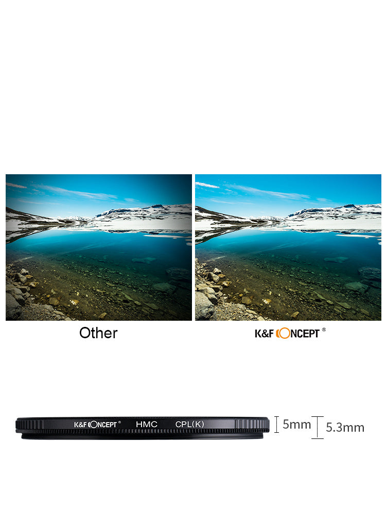 SLR Camera Polarizer Landscape Photography