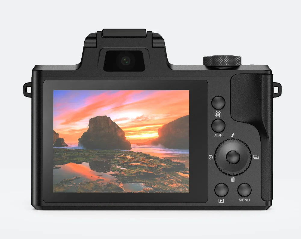 2024 Hot Sale Optical Zoom Camera IPS Full Recording Action DSLR Digital Cameras HD DV SLR 3.2 Inch 5K Mini Camera