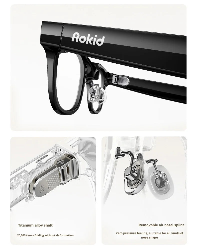 2025 Rokid Glasses Smart Wearable Headset Visual AI Photo Navigation Real-time Face-to-Face Translation Large Model