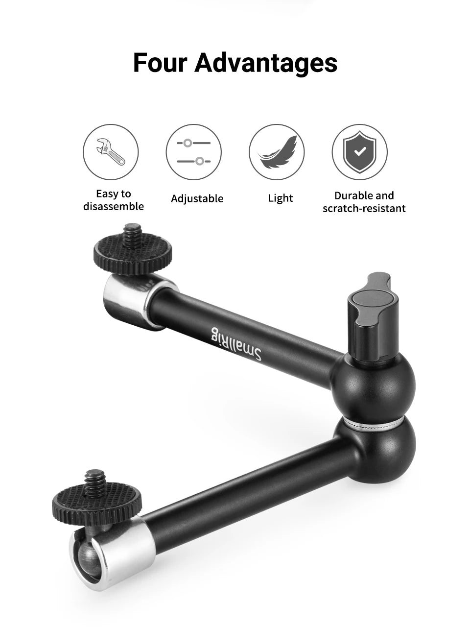 SmallRig Articulating Arm 5.5/9.8/11 inches Adjustable Friction Magic Arm For DSLR LCD Monitor LED Light Camera Accessories