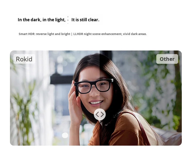 2025 Rokid Glasses Smart Wearable Headset Visual AI Photo Navigation Real-time Face-to-Face Translation Large Model