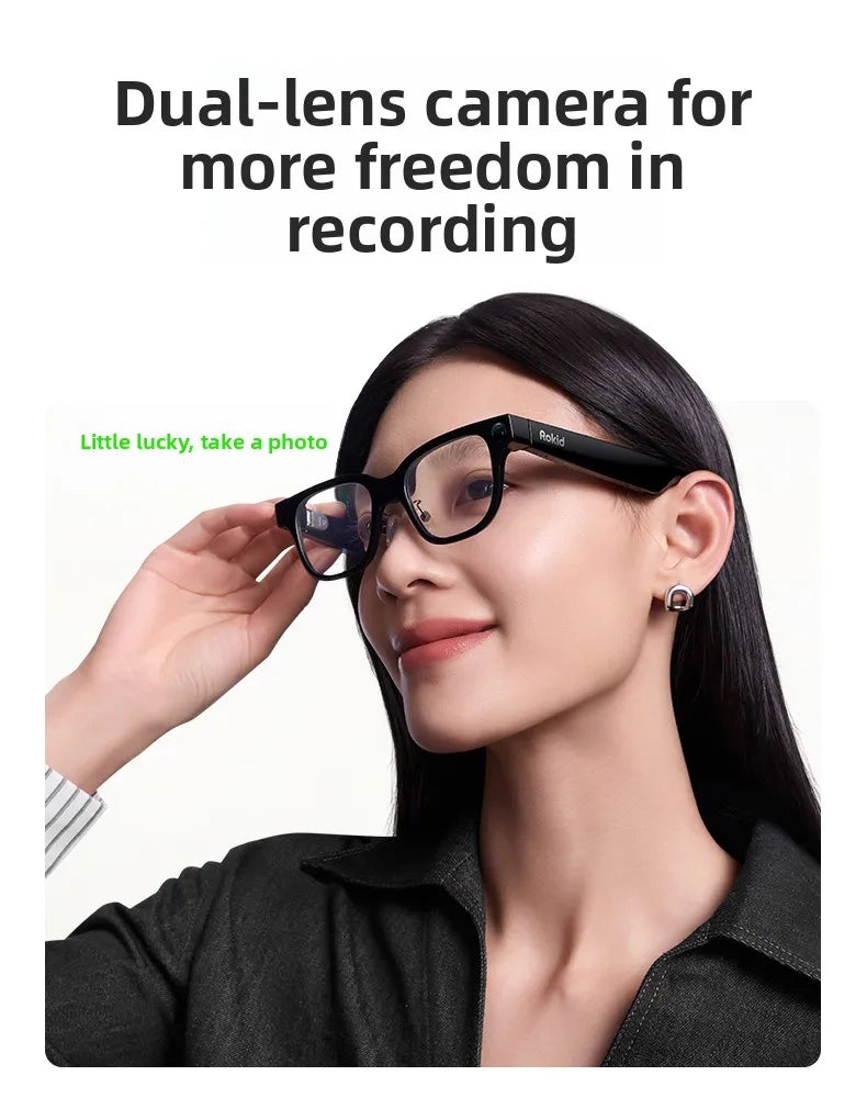 2025 Rokid Glasses Smart Wearable Headset Visual AI Photo Navigation Real-time Face-to-Face Translation Large Model