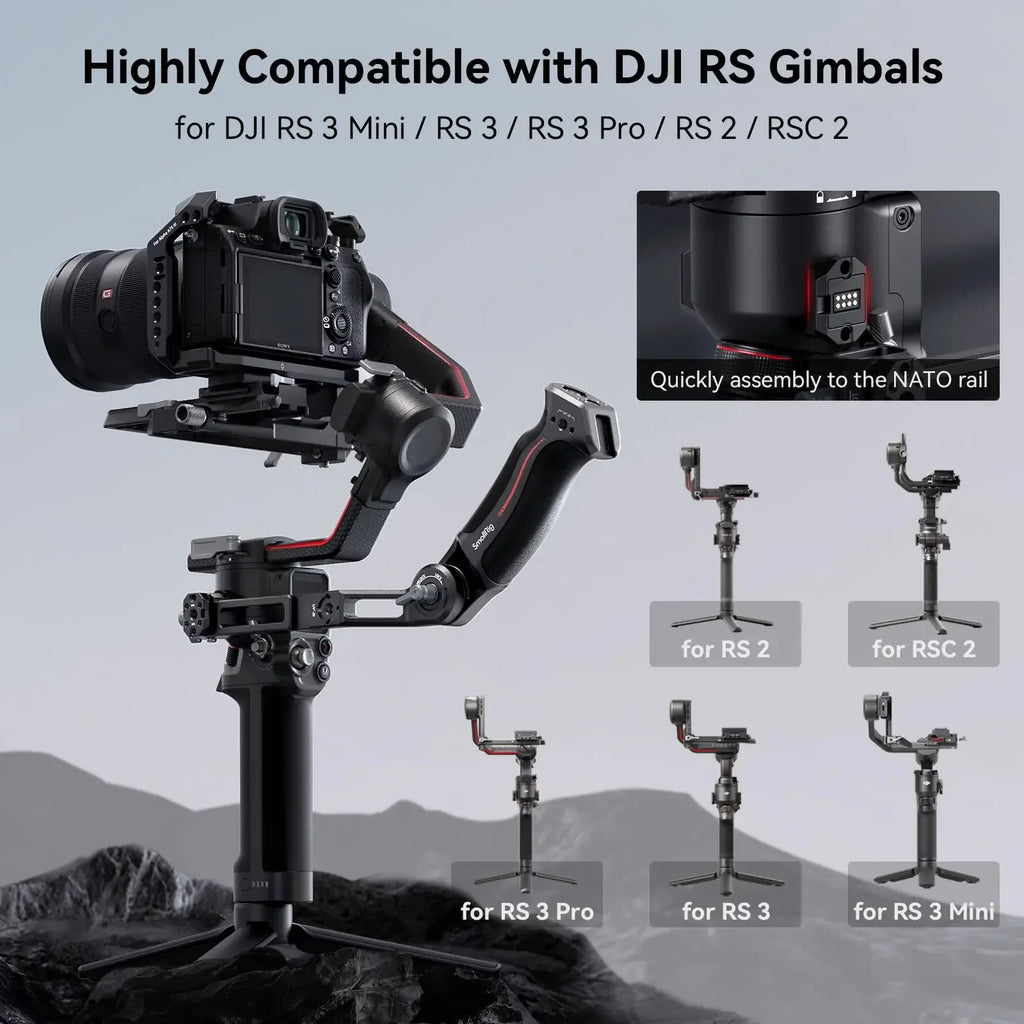 SmallRig 3028D Sling Handle for DJI RS2 / RSC 2 / RS3 / RS 3Pro / RS 3Mini / RS4 / RS4 Pro / RS4 Mini