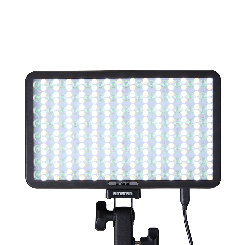 amaran Pano 60c 2-Light Kit Panel Lights 60W RGBWW LED Video Studio Light w/Light Stand for Video Recording Game Streaming