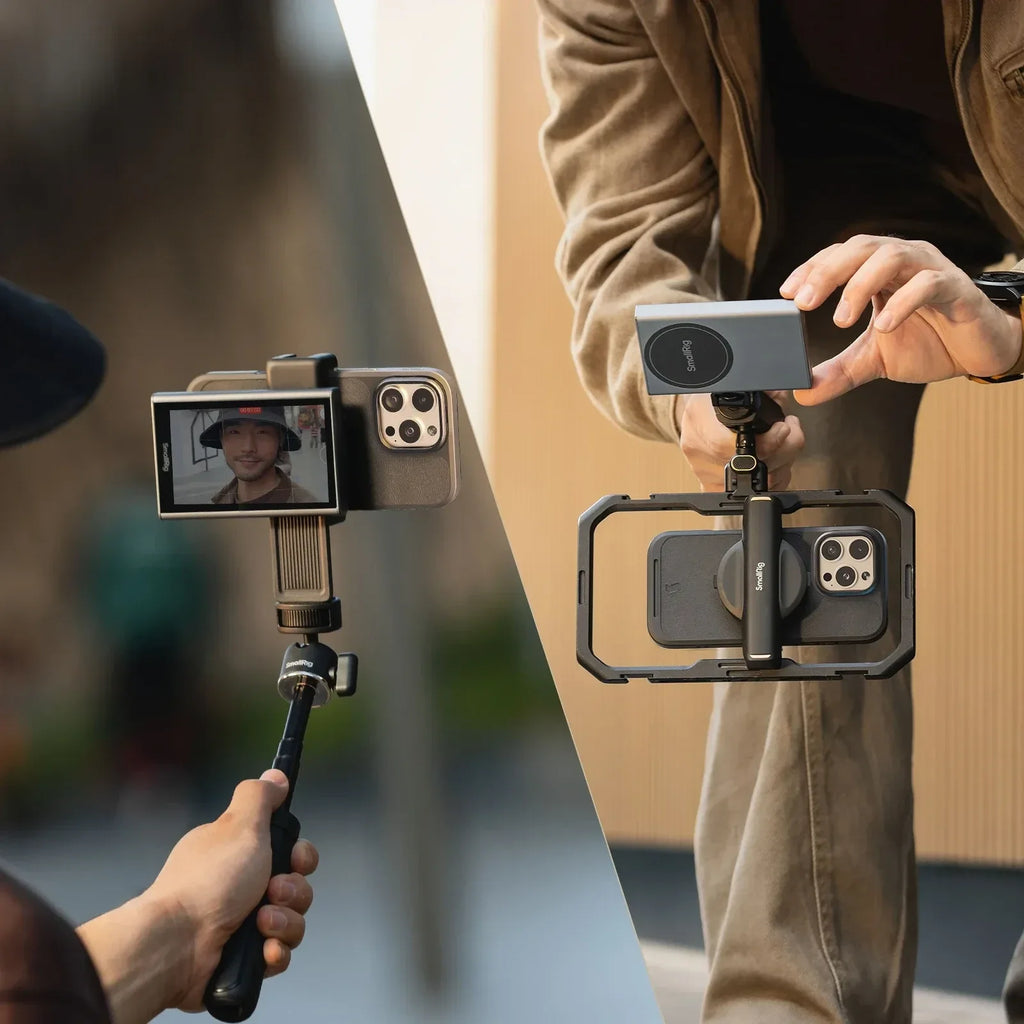 SmallRig Wireless Video Monitor Rear Camera 1080P 4K Wireless Screen Mirroring for Android IOS Phones Cameras 4851/4850