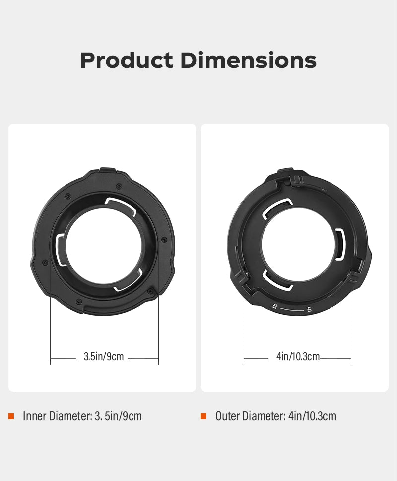 Godox ML-GB Bowens Adapter for ML100Bi & ML60IIBi