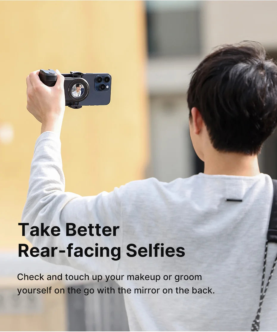 Ulanzi MA35 Phone Camera Grip Handle MagSafe Bluetooth Shutter Smartphone Selfie Stablizer Vertical Horizontal Shooting