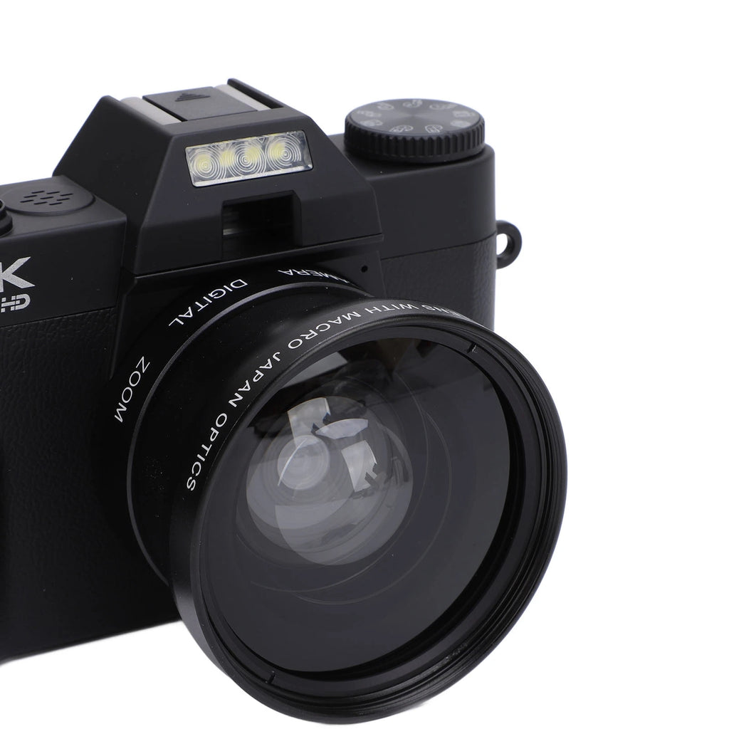 4K Digital Camera 4K Digital Camera 60FPS 75MP 3in  16X Zoom 270 Deg Rotation for Travel Camping 75MP Digital Camera