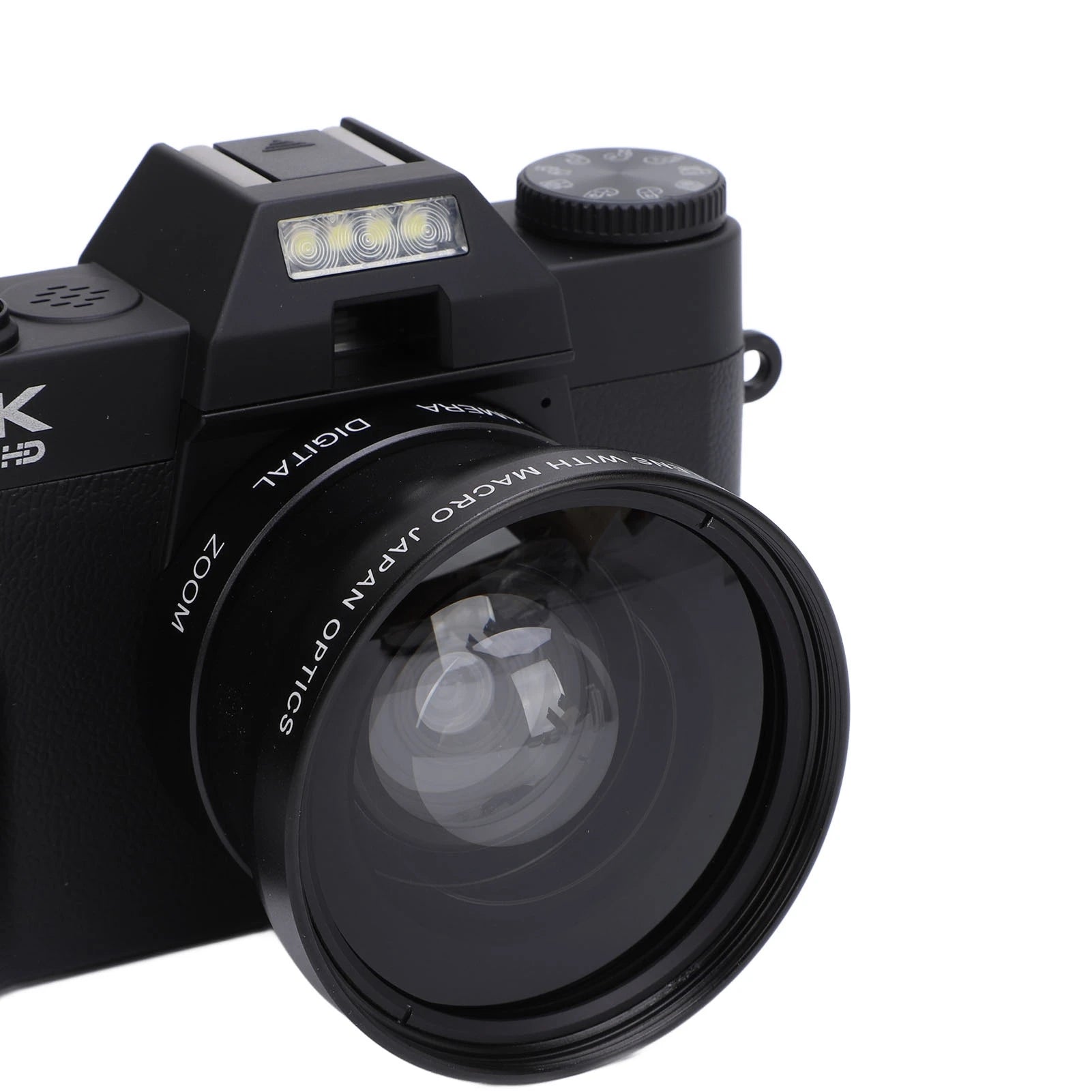 4K Digital Camera 4K Digital Camera 60FPS 75MP 3in  16X Zoom 270 Deg Rotation for Travel Camping 75MP Digital Camera