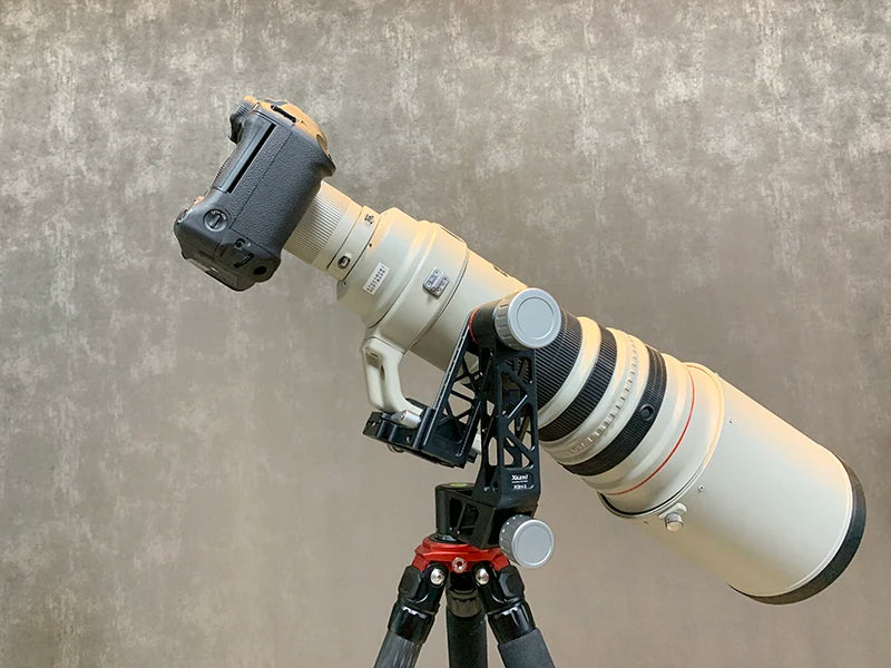 Professional Heavy Duty Gimbal Head 360 Degree Panoramic Gimbal Head Mount for Tripod DSLR Camera Telephoto Lens Tripod Head