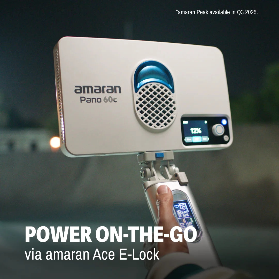 amaran Pano 60c 2-Light Kit Panel Lights 60W RGBWW LED Video Studio Light w/Light Stand for Video Recording Game Streaming