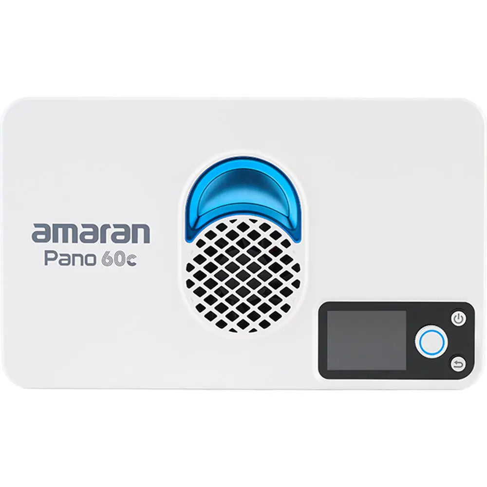 amaran Pano 60c 2-Light Kit Panel Lights 60W RGBWW LED Video Studio Light w/Light Stand for Video Recording Game Streaming