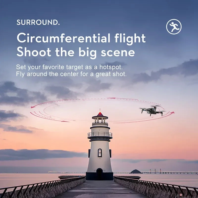 Mijia S2S 8K Drone 5G GPS Profesional HD Aerial Photography Dual-Camera Omnidirectional Obstacle Brushless Avoidance Quadrotor