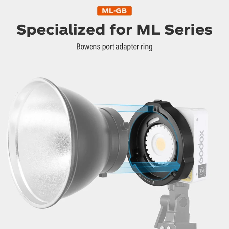 Godox ML-GB Bowens Adapter for ML100Bi & ML60IIBi
