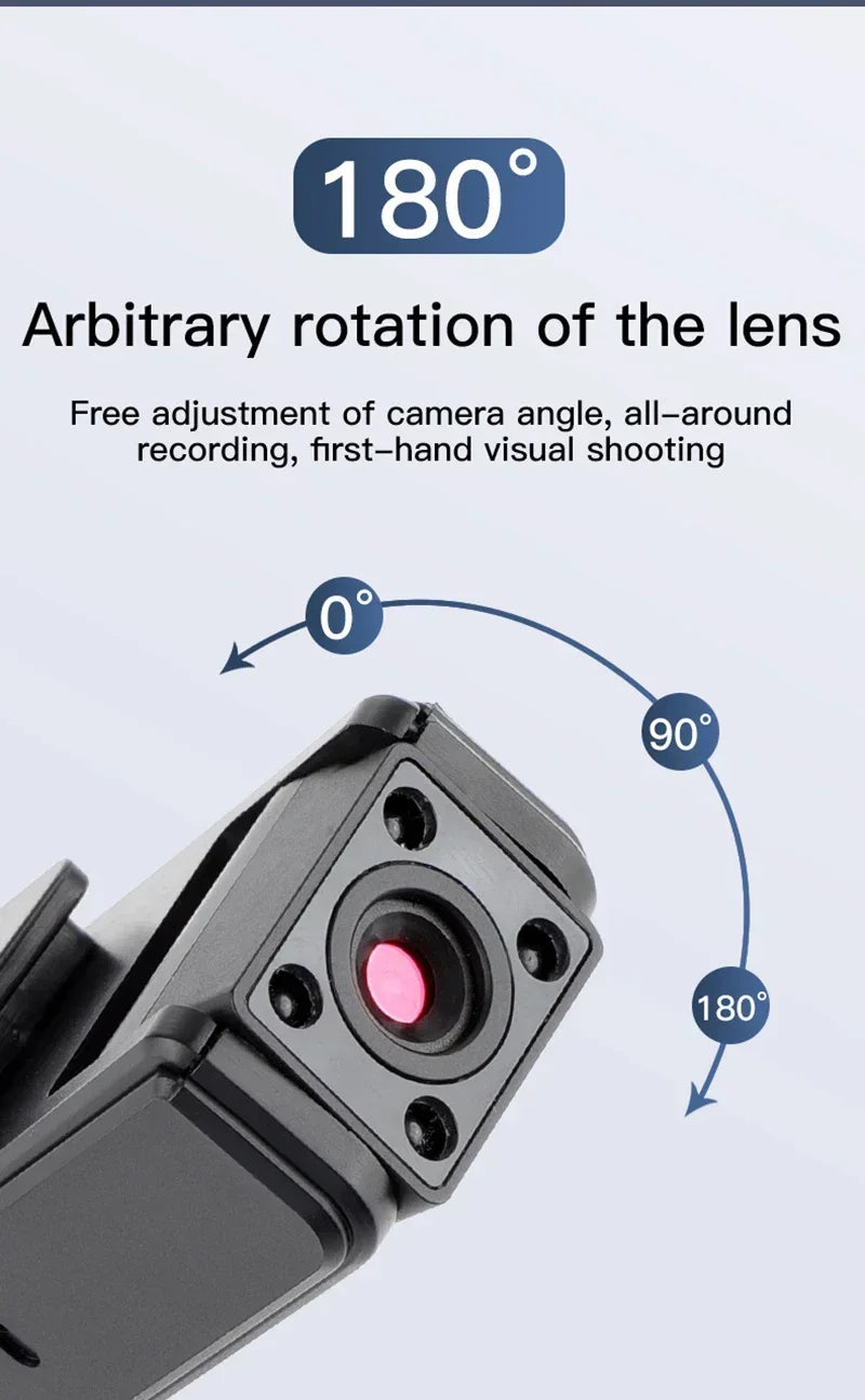 Xiaomi A9 Mini Handheld Camera 1080P Full HD Infrared Night Vision Back Clip Design Outdoor Sports Riding Recorder 2025 Hot Sale