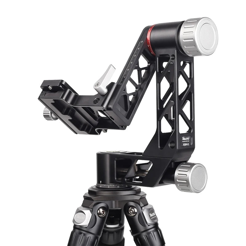 Professional Heavy Duty Gimbal Head 360 Degree Panoramic Gimbal Head Mount for Tripod DSLR Camera Telephoto Lens Tripod Head