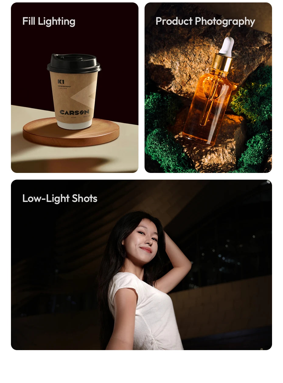 Ulanzi IN07 Mini Magnetic Fill Light for Insta360 Go Ultra Compatible with Go Ultra magnetic base for Vlog Street Photography