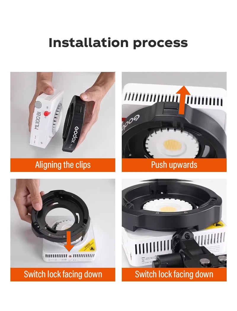 Godox ML-GB Bowens Adapter for ML100Bi & ML60IIBi