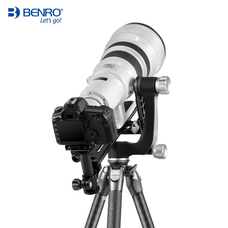 Benro GH2NCN Professional Gimbal Head GH-2 Aluminum Gimbal Heads For Heavy Telephoto Lenses Camera Tripod