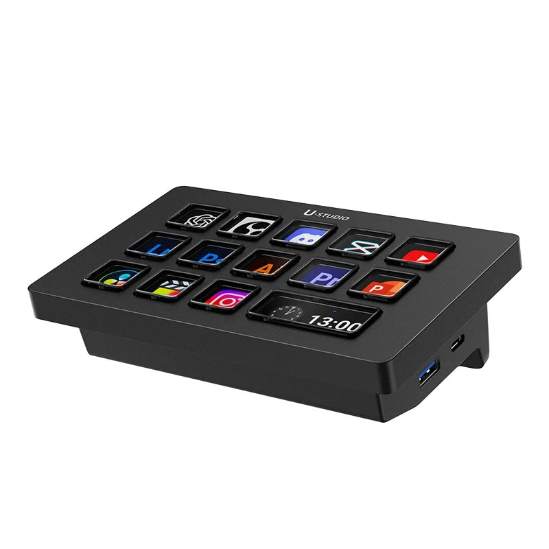 Ulanzi D200H Deck Dock Streaming Controller for Photography Desk Intelligent Lighting Control Office Assistant Streaming Control