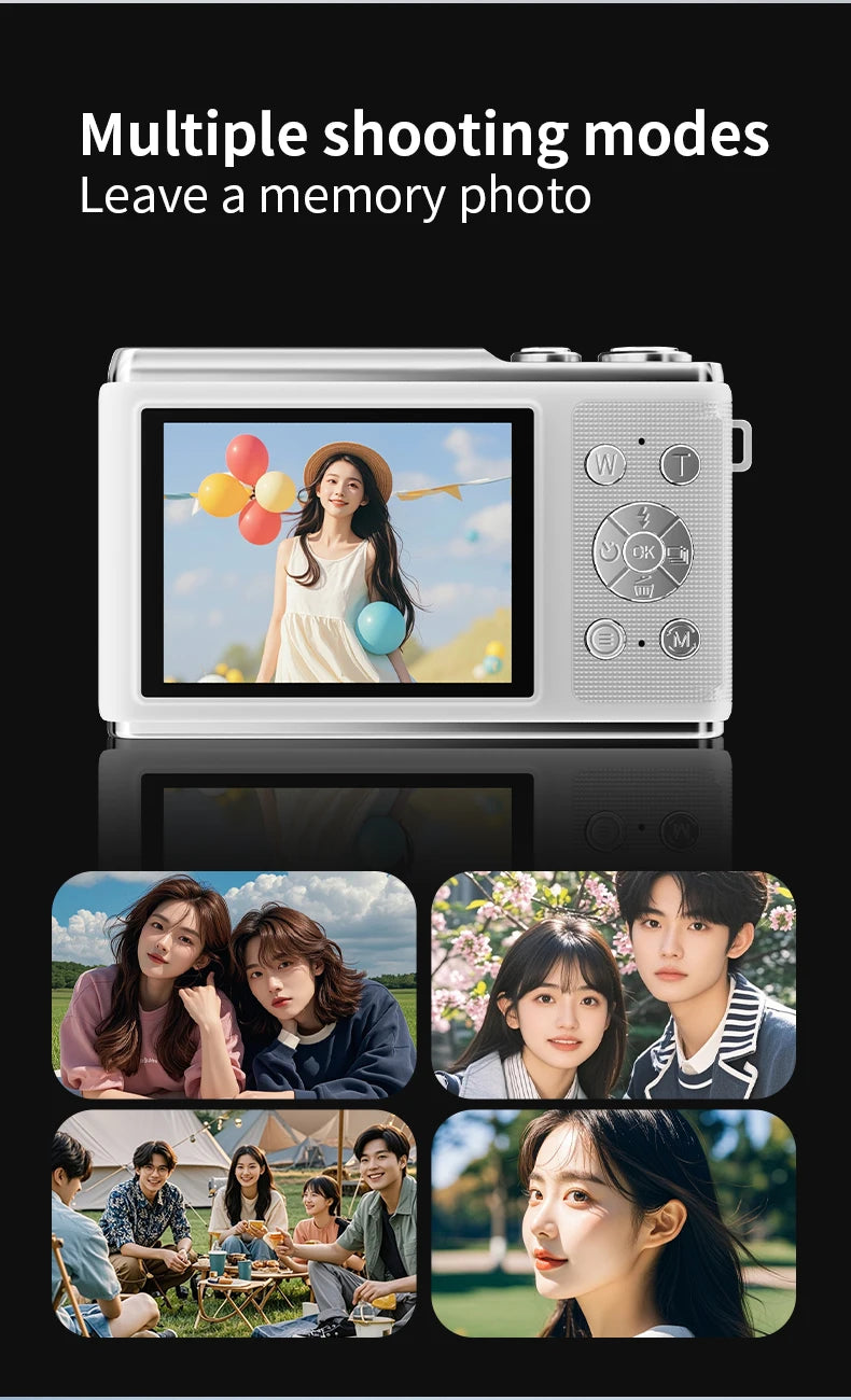 HD 1080P 2.8inch digital Camera Rechargeable Cameras with 16x Zoom Compact Camera 50 Megapixels Cameras for kids Beginner Camera