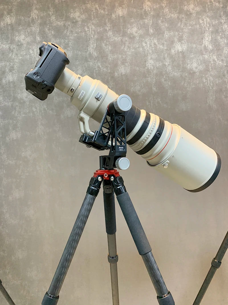 Professional Heavy Duty Gimbal Head 360 Degree Panoramic Gimbal Head Mount for Tripod DSLR Camera Telephoto Lens Tripod Head