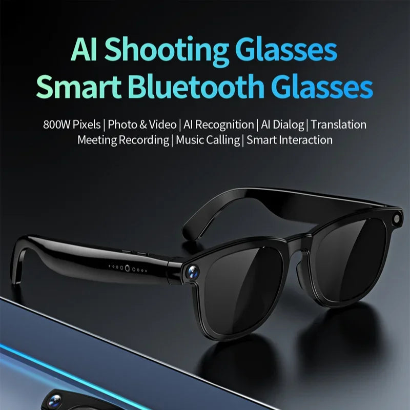 Xiaomi Mijia AI Intelligent Glasses With 800W HD Camera Chat Bluetooth Call Voice Assistant Music Player Smart Translation