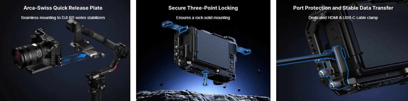 SmallRig Full Camera Cage Kit for Nikon ZR with Top and Side Handle Camera Extended Protection Cage Photography Accessory