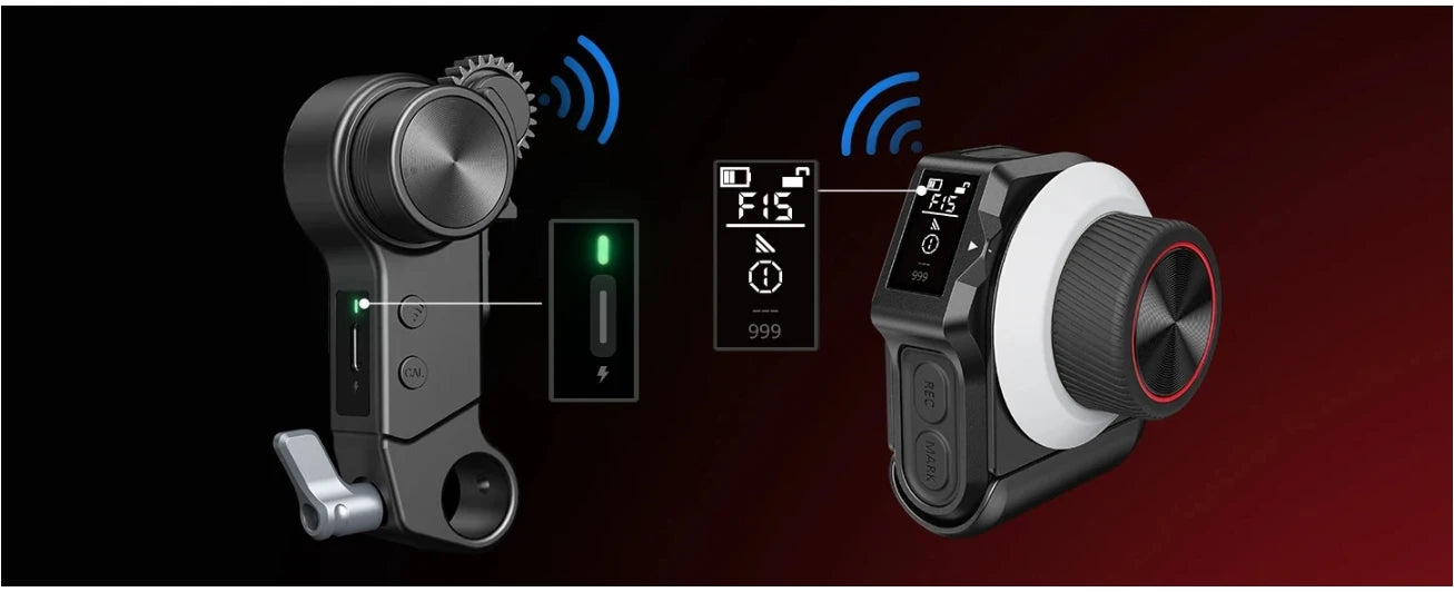 SmallRig 4295 Wireless Handwheel Controller (Lite) 4296 Wireless Follow Focus Kit (Lite) 4297 Wireless Receiver Motor (Lite)