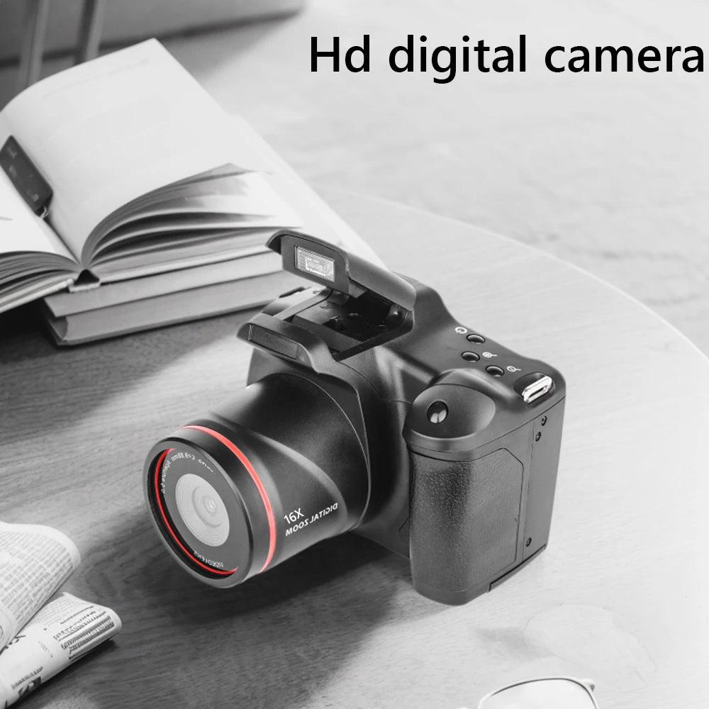 1080P 16MP Versatile Digital Camera 16X Zoom Camcorder with 2.4 Inch LCD Screen Video Recorder for Photography and Video