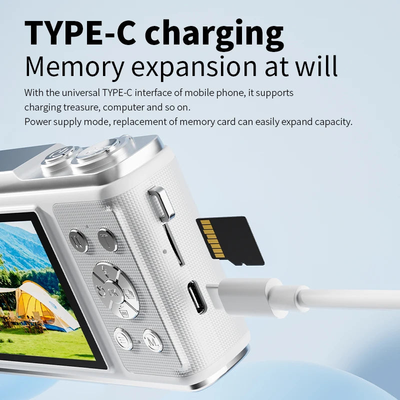 HD 1080P 2.8inch digital Camera Rechargeable Cameras with 16x Zoom Compact Camera 50 Megapixels Cameras for kids Beginner Camera