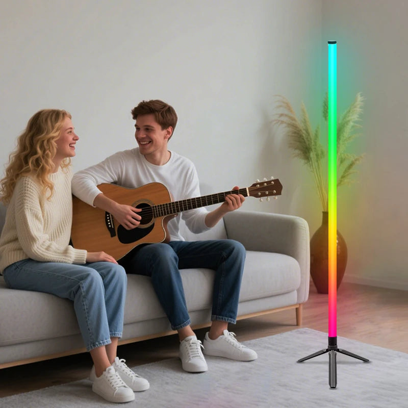 1PC RGB Floor Lamp RGB Corner Floor Lamp Bedroom Ambient Lighting Scandinavian Style Color Changing Dimmable Soft Lighting