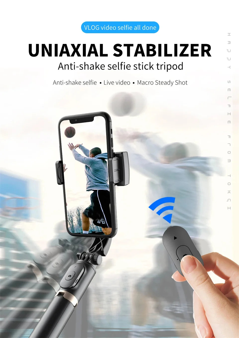 Handheld Gimbal Stabilisateur Estabilizador Selfie Stick Smartphone Action Kameralar Bluetooth Tripod For Live Broadcast TikTok
